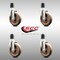 Service Caster 5 Inch 316SS High Temp Glass Filled Nylon 1-3/4 Inch Expanding Stem Caster Set SCC-SS316EX20S514-GFNSHT-134-4 - alternate 4